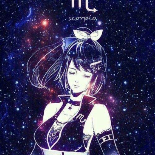 12星座女生头像图片，梦幻星空系列星座图，星座头像素材分享-7