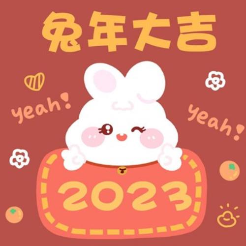 2024年热门兔年可爱头像图片分享，最火爆的喜庆图片大集合-2