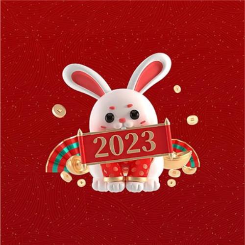 2024兔年喜庆头像，可爱兔年头像素材下载-1