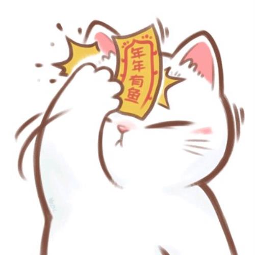 萌萌哒猫咪头像图片，可爱转运符头像萌萌哒猫咪头像-1