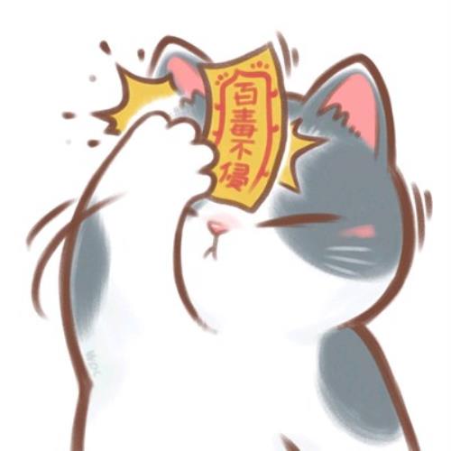 萌萌哒猫咪头像图片，可爱转运符头像萌萌哒猫咪头像-3